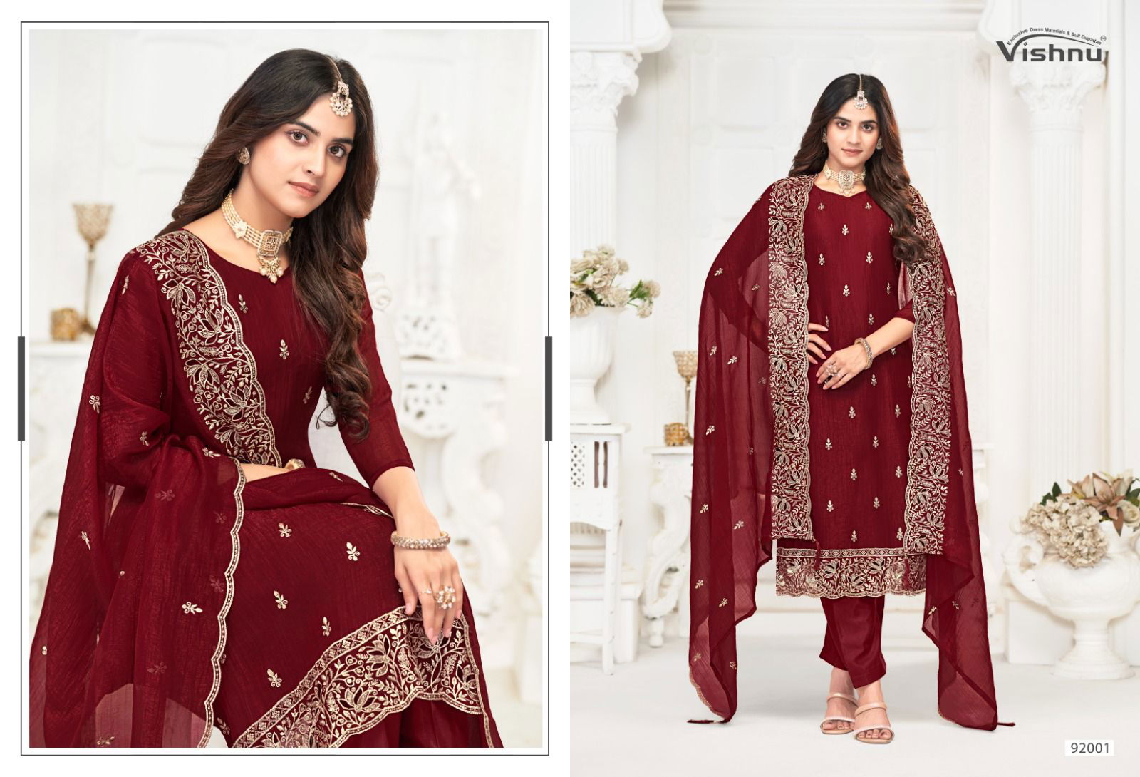 Lamhey By Vishnu Designer Wholesale Dress Material Suppliers In India
